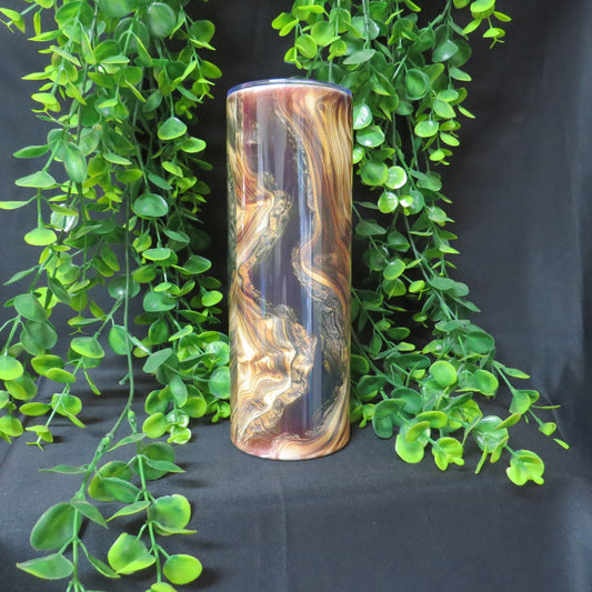 Polished Wood Grain 20oz. Tumbler
