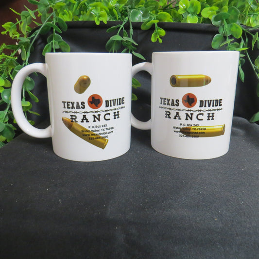 Texas Divide Ranch Bullet 11oz. coffee mug